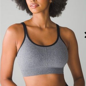 SOMA SPORT Seamless Sport Bra - NWT - Size: L - color: Heather Obsidian